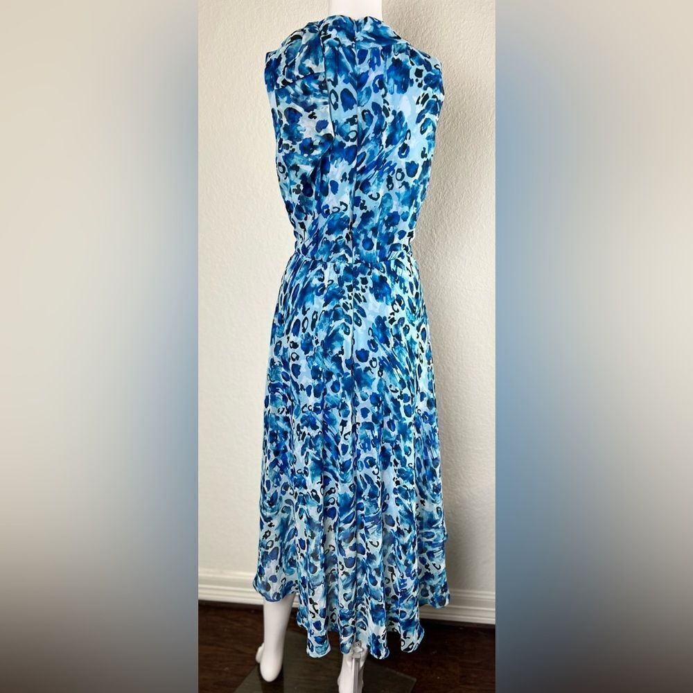 Joseph Ribkoff Water Color Asymmetrical Dress - Picture 5 of 14